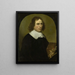 Autoportrait - Cornelius de Beet — kehystetty taideteos seinällä