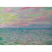 Maalauksen jäljennös Auringonlasku Pourville, Täysikuu - Claude Monet