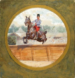Course d'obstacles pour officiers à la Freudenau à Vienne - Ludwig Koch