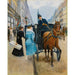 Maalauksen jäljennös Courses Rue De La Paix - Jean Béraud