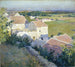 Kesäauringonlasku - Willard Leroy Metcalf — näkymä teoksesta