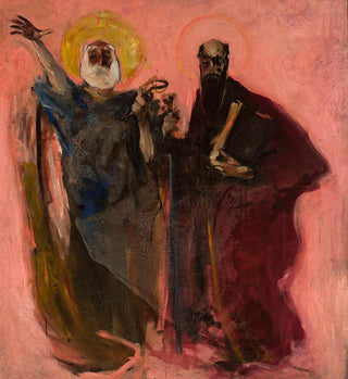 Croquis des apôtres Pierre et Paul - Konrad Krzyanowski