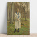 Maalauksen jäljennös Marguerittien poiminta - Paul Fischer