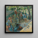 Omenanpoiminta - Camille Pissarro — kehystetty taideteos seinällä
