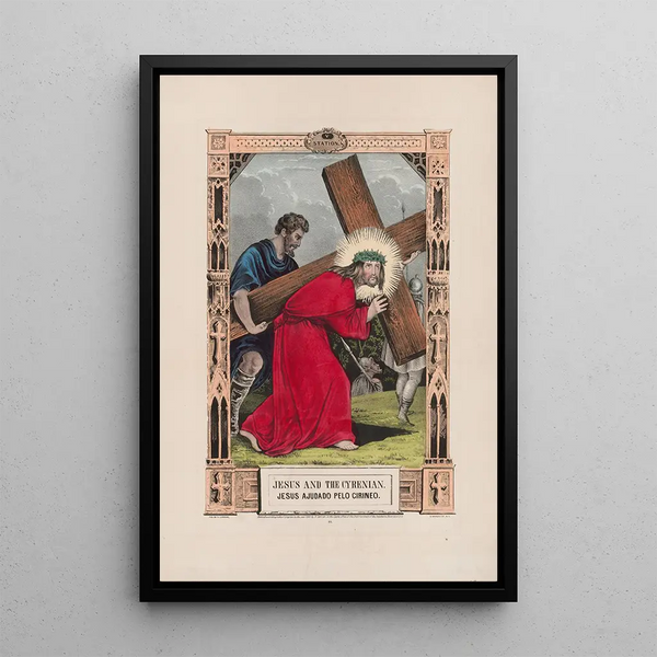 Currier Ives - Jesus and the Cyrenian.webp