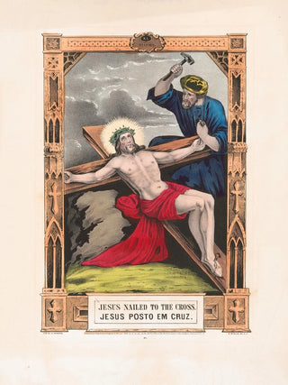 Currier Ives - Jesus nailed to the cross.webp