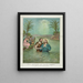 Le Baptême du Christ - Currier Ives — kehystetty taideteos seinällä