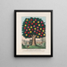 L'Arbre de tempérance - Currier Ives — kehystetty taideteos seinällä