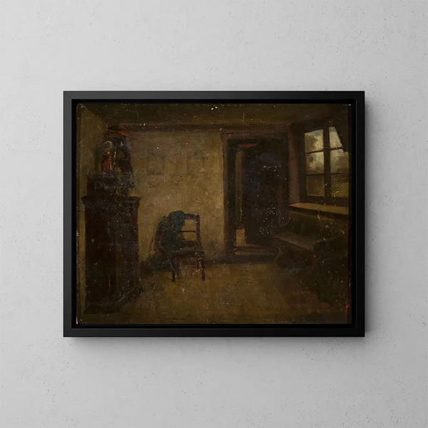 Sisätilasta - Curt Agthe — kehystetty taideteos seinällä