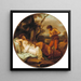 Cymon ja Iphigénie - Angelica Kauffmann — kehystetty taideteos seinällä