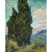 Maalauksen jäljennös Cypress - Vincent van Gogh