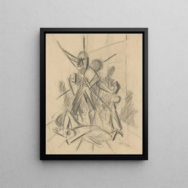 Cyprin Majernk - Death Study for the Painting Bartholomews Night.webp