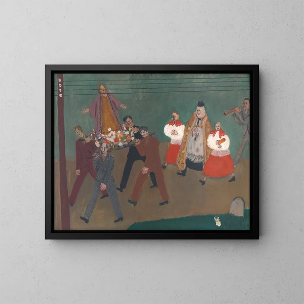 Procession - Cyprian Majernik — kehystetty taideteos seinällä
