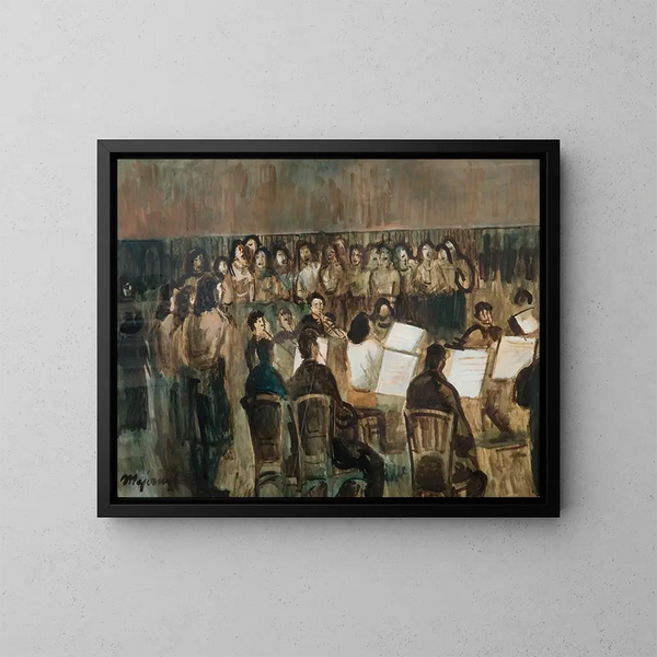 Le Concert - Cyprian Majernik — kehystetty taideteos seinällä