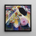 Dame à Moscou - Wassily Kandinsky — kehystetty taideteos seinällä