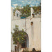 Maalauksen jäljennös Dame au balcon, Capri - John William Waterhouse