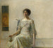 Dame avec un Masque - Thomas Wilmer Dewing — näkymä teoksesta