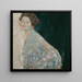 Dame en blanc - Gustav Klimt — kehystetty taideteos seinällä