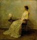 Dame en blanc n° 2 - Thomas Wilmer Dewing — näkymä teoksesta