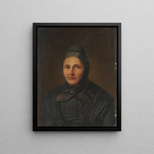 Portrait de Crescentia Spiegelhalder née Kessler - Daniel Cornelius Gesell — kehystetty taideteos seinällä
