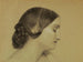 Profil d'une femme avec un chignon tressé - Daniel Huntington — näkymä teoksesta
