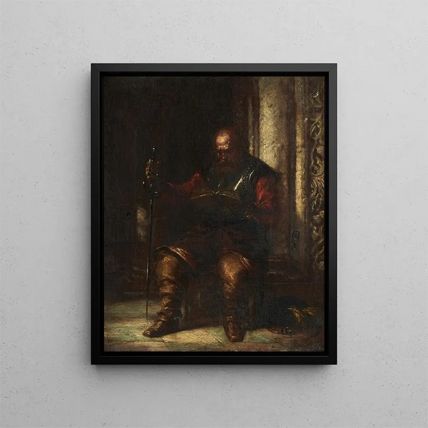 Le Cromwellien - Daniel Huntington — kehystetty taideteos seinällä