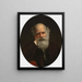 William Cullen Bryant - Daniel Huntington — kehystetty taideteos seinällä