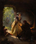 ennustajasta, joka on romani - Daniel Maclise — näkymä teoksesta