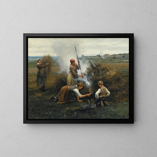 Daniel Ridgway Knight - Burning Brush.webp