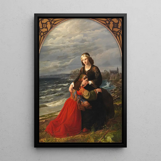 Dankvart Dreyer - The Abandoned Daughters of the Lord High Constable Stig Andersen Hvide.webp
