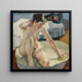 Kylpyammeessa II - Leo Putz — kehystetty taideteos seinällä