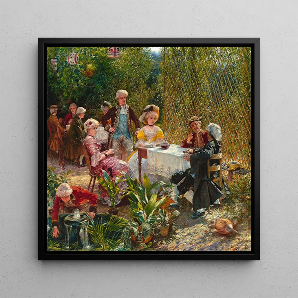 Dans la maison d'été - Aleksander Gierymski