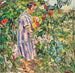 Puutarhassa - August Rieger — näkymä teoksesta