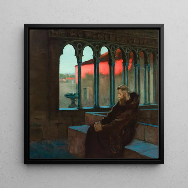Dans le silence monastique - Kazimierz Stabrowski