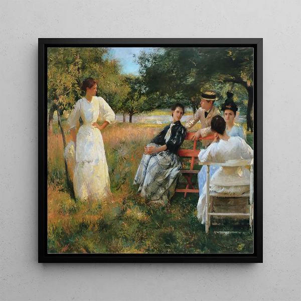 Dans le verger - Edmund Charles Tarbell