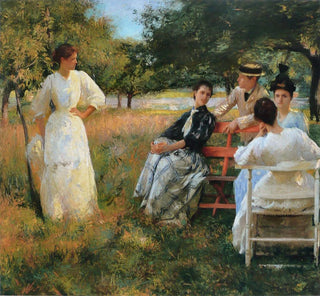 Dans le verger - Edmund Charles Tarbell