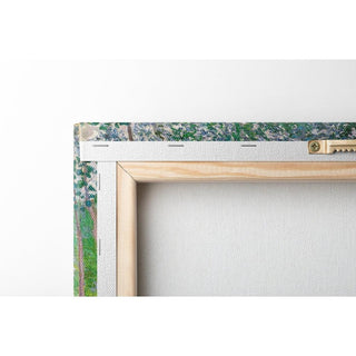 Dans les bois de Giverny : Blanche Hoschede à son chevalet avec Suzanne Hoschede en train de lire - Claude Monet | Reproduction Tableau Décoration murale affiche copie