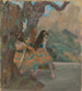 Maalauksen jäljennös Balettitanssijat backstage - Edgar Degas