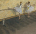Tanssijat harjoittelemassa tangolla - Edgar Degas — näkymä teoksesta