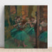Maalauksen jäljennös Tanssijat, ruusut ja vihreät - Edgar Degas