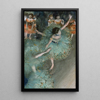 Danseuse verte - Edgar Degas | Reproduction Tableau Décoration murale affiche copie
