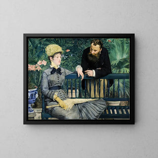 Reproduction tableau | Dans la serre - Edouard Manet | Poster - Toile - Aluminium