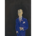 Maalauksen jäljennös David Sprengelin maalaus, 1880-1941, kirjailija, kriitikko - Nils Dardel