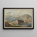 L'Hospice de la Grimsel - David Alois Schmid — kehystetty taideteos seinällä