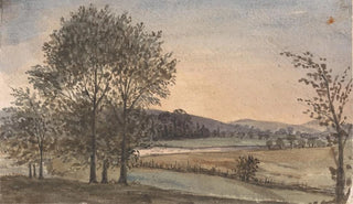 David Charles Read - Landscape with Trees a River in the Background.webp