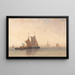 Aamumaalaus Antwerpenissä - David Cox — kehystetty taideteos seinällä