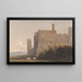 Abbaye de Battle, Sussex - David Cox — kehystetty taideteos seinällä