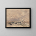 Le port de Dieppe, vent frais - David Cox — kehystetty taideteos seinällä