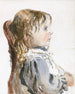 Fille en tablier - David Cox — näkymä teoksesta