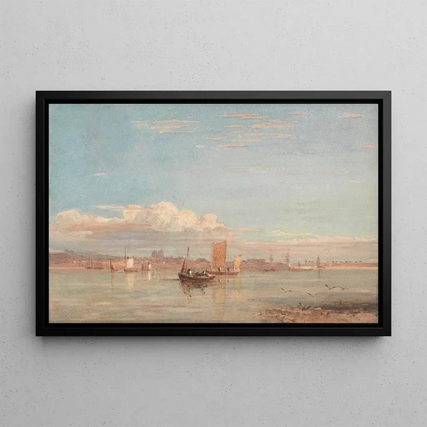 David Cox - Greenwich Hospital from Woolwich Reach.webp